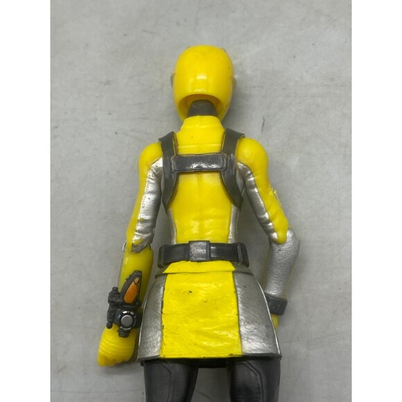 Power Rangers Beast Morphers Yellow Ranger 6" Action Figure 2018 Hasbro Girl REA - Picture 6 of 6